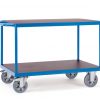 Fetra zwaarlast tafelwagen 2 etages, kleur blauw