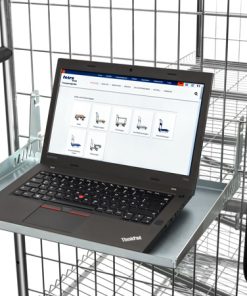 Notebookhouder voor Fetra orderverzamelwagens