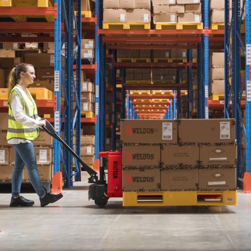 Electrische handpallettruck 2000kg.