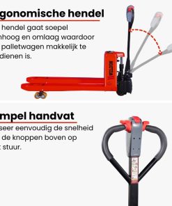 Electrische handpallettruck 2000kg.